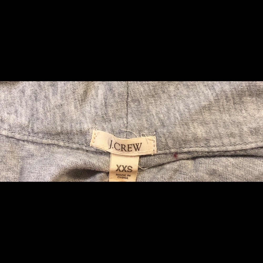 J.Crew grey long sleeve tie cardigan xxs - Picture 2 of 4